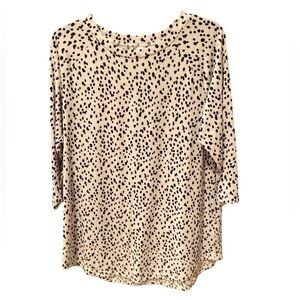 TICKLED Teal Size Large Top